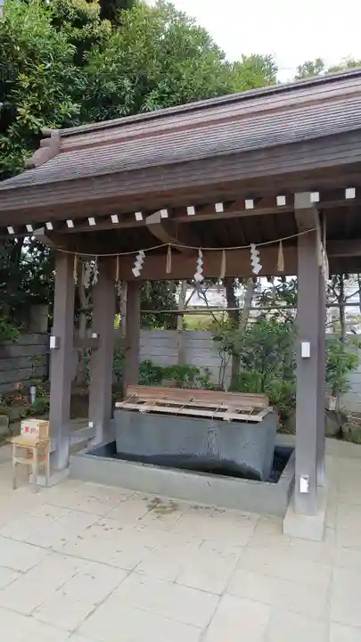 検見川神社の手水舎