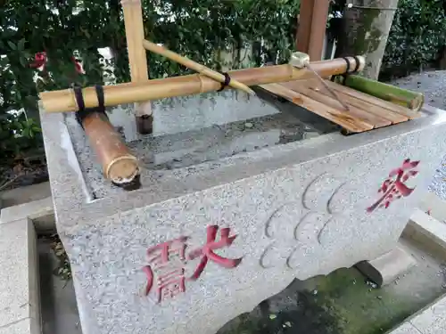 長浦神社の手水舎