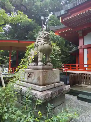 自由が丘熊野神社の狛犬