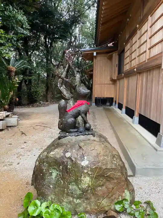大嶽神社(志賀海神社摂社)の狛犬