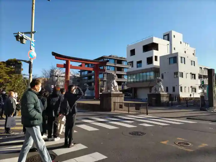 鶴岡八幡宮の鳥居