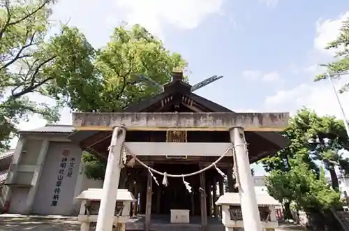 神明社（五之割神明社）の鳥居