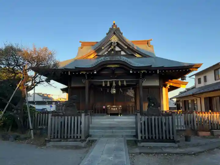 鵜ノ木八幡神社の本殿・本堂