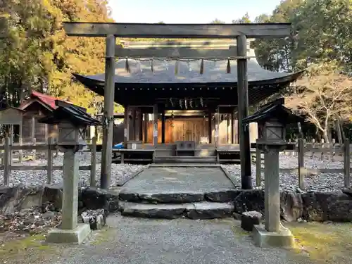 川添神社の鳥居