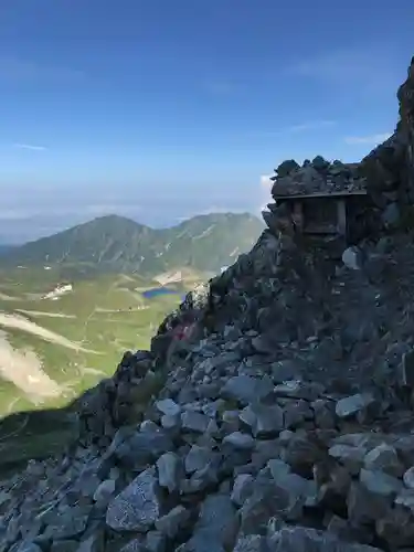 雄山神社峰本社の景色