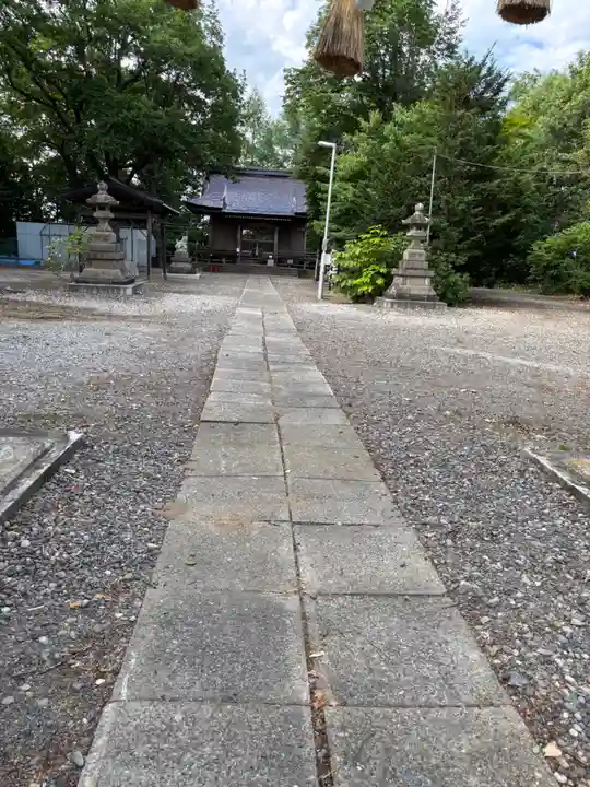 愛國神社の庭園