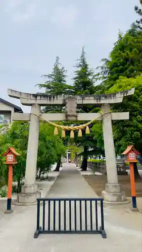 草加神社の鳥居