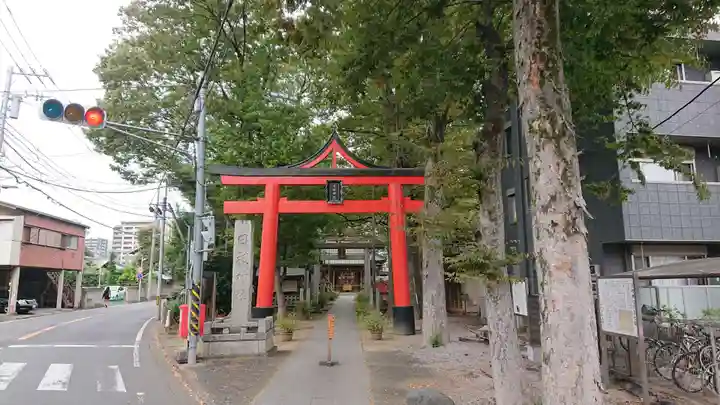 丸子山王日枝神社の鳥居