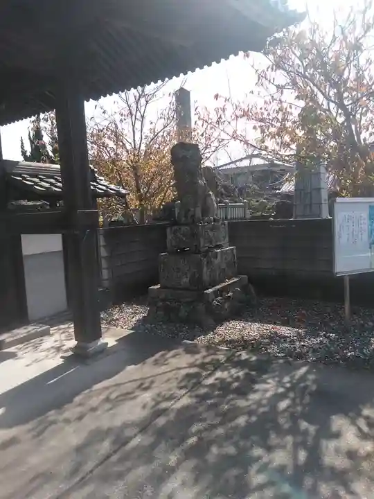 産土神社の狛犬