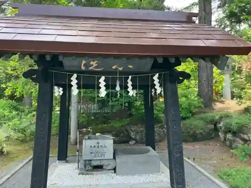 比布神社の手水