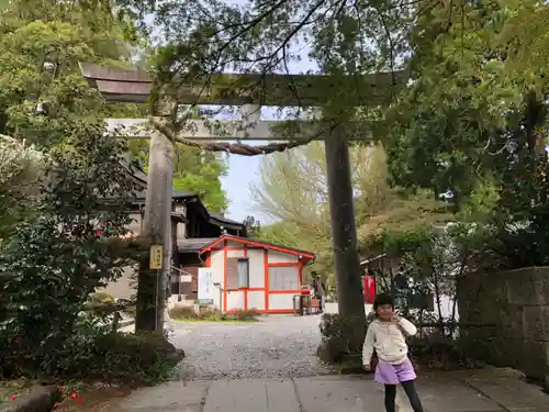 山寺日枝神社の鳥居