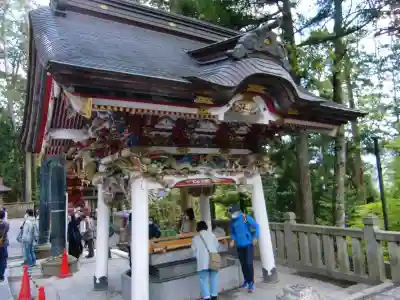 三峯神社の手水舎