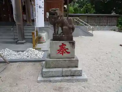 高宮八幡宮の狛犬
