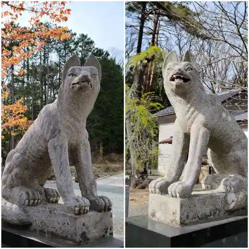 山津見神社の狛犬