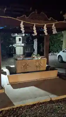 溝旗神社（肇國神社）の手水舎