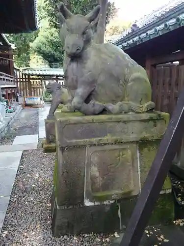 牛嶋神社の狛犬