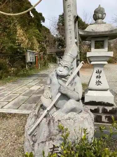 日吉神社の像