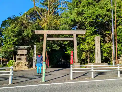 萱津神社の鳥居