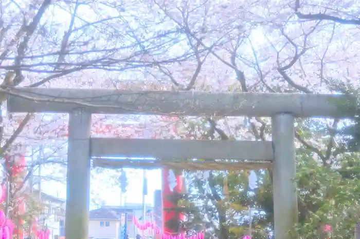 米之宮浅間神社の鳥居