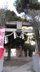 蒔田杉山神社の鳥居