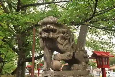 神炊館神社 ⁂奥州須賀川総鎮守⁂の狛犬