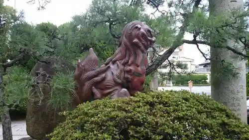 大元 宗忠神社の狛犬