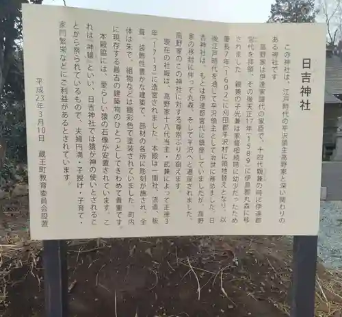 日吉神社（平沢）(宮城県)