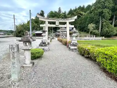 諸木神社の鳥居