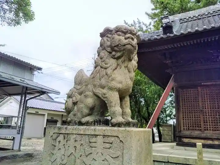 神明社(東松江神明社)の狛犬