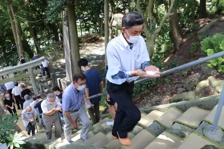 阿久津「田村神社」(郡山市阿久津町)旧社名:伊豆箱根三嶋三社のお祭り