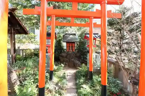  六本木天祖神社の鳥居