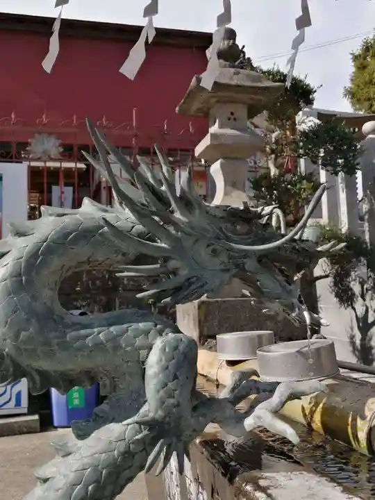 武蔵第六天神社の手水舎