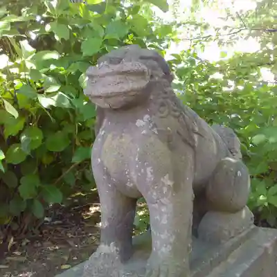 越谷香取神社の狛犬