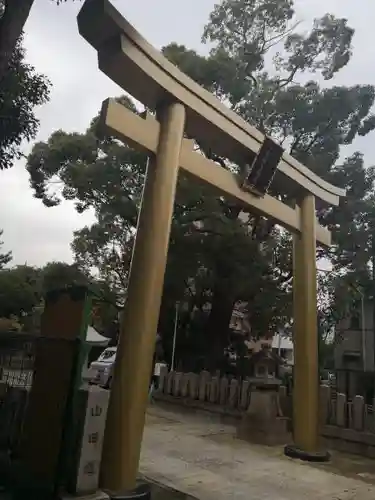 東明八幡神社の鳥居