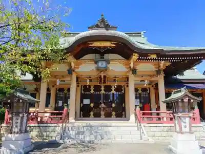 植田八幡宮の本殿・本堂