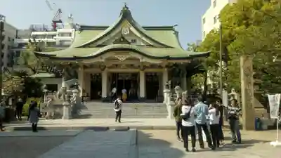 難波八阪神社の本殿・本堂