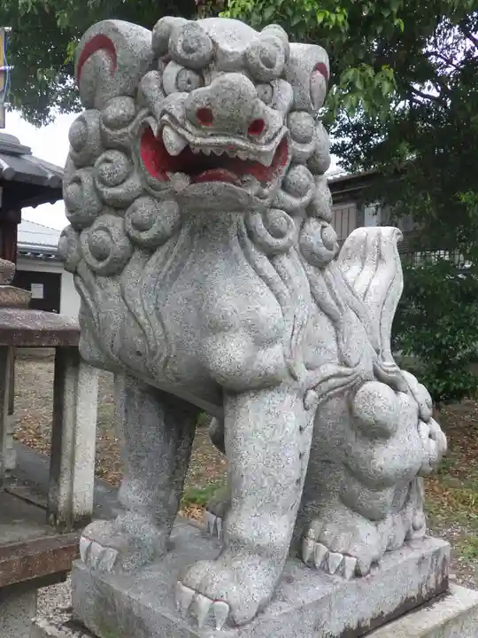 下桂御霊神社の狛犬