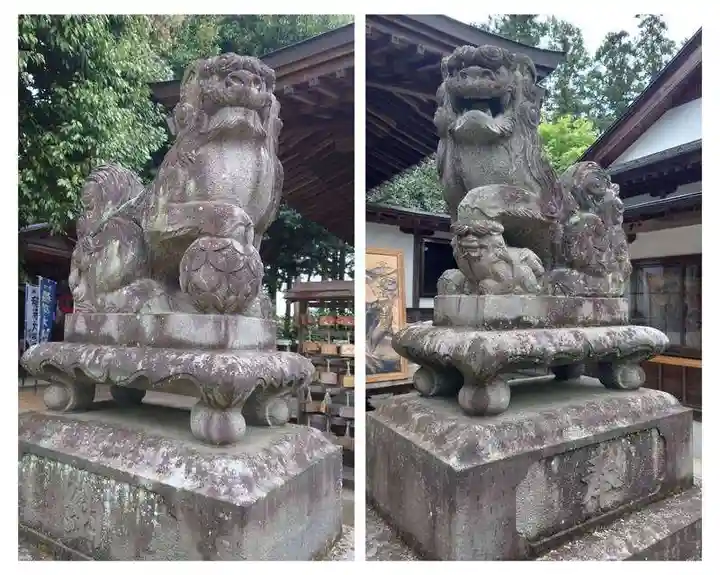鏡石鹿嶋神社 *安産・開運・勝利の神さま*の狛犬