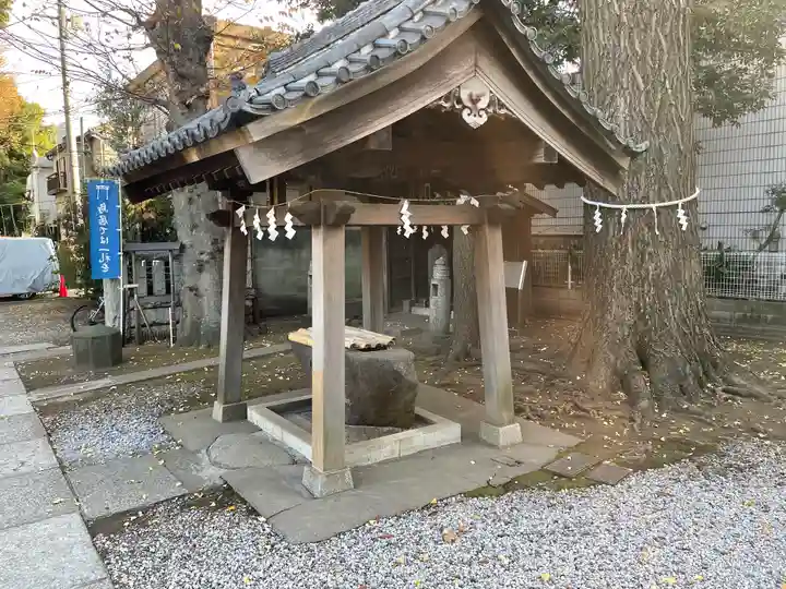 天祖神社(上目黒天祖神社)の手水舎
