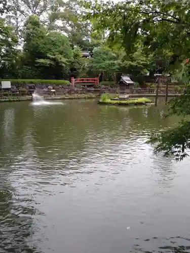 越ヶ谷久伊豆神社の庭園