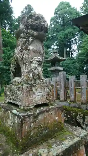 粟鹿神社の狛犬