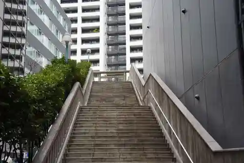宮益御嶽神社の庭園