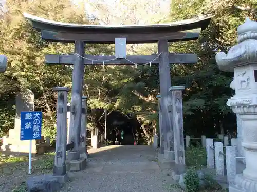 下総国三山　二宮神社の鳥居