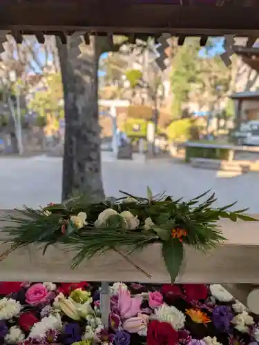 鳩森八幡神社の手水舎