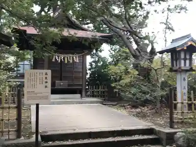 世田谷八幡宮の末社・摂社