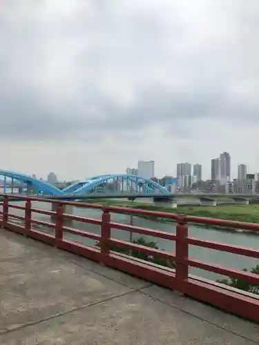 多摩川浅間神社の景色