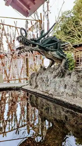 菊田神社の手水舎