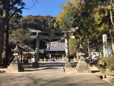 八幡神社松平東照宮の鳥居