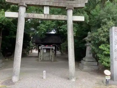 清洲山王宮　日吉神社の鳥居