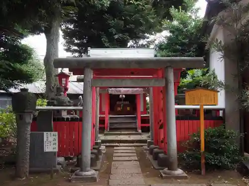 新井天神北野神社の鳥居